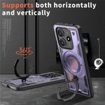 Laptop, Telefoane si Tablete - Telefoane mobile si accesorii - Accesorii Telefoane - Huse telefoane - Husa military armour cu inel metalic, ALC MOBILE, compatibila cu Xiaomi Redmi Note 14 4G, Mov - Infinity.ro