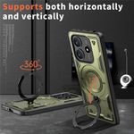 Laptop, Telefoane si Tablete - Telefoane mobile si accesorii - Accesorii Telefoane - Huse telefoane - Husa military armour cu inel metalic, ALC MOBILE, compatibila cu Xiaomi Redmi Note 14 5G, Verde - Infinity.ro