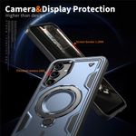 Laptop, Telefoane si Tablete - Telefoane mobile si accesorii - Accesorii Telefoane - Huse telefoane - Husa military armour cu inel metalic, ALC MOBILE, compatibila cu Samsung Galaxy S25, Albastru - Infinity.ro