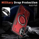 Laptop, Telefoane si Tablete - Telefoane mobile si accesorii - Accesorii Telefoane - Huse telefoane - Husa military armour cu inel metalic, ALC MOBILE, compatibila cu Samsung Galaxy A26, Rosu - Infinity.ro