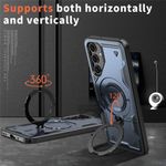 Laptop, Telefoane si Tablete - Telefoane mobile si accesorii - Accesorii Telefoane - Huse telefoane - Husa military armour cu inel metalic, ALC MOBILE, compatibila cu Samsung Galaxy A25, Albastru - Infinity.ro