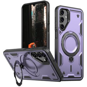 Husa military armour cu inel metalic, ALC MOBILE, compatibila cu Samsung Galaxy A05s, Mov