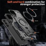 Laptop, Telefoane si Tablete - Telefoane mobile si accesorii - Accesorii Telefoane - Huse telefoane - Husa military armour cu inel metalic, ALC MOBILE, compatibila cu Samsung Galaxy A16, Negru - Infinity.ro
