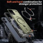 Laptop, Telefoane si Tablete - Telefoane mobile si accesorii - Accesorii Telefoane - Huse telefoane - Husa military armour cu inel metalic, ALC MOBILE, compatibila cu Samsung Galaxy A06, Verde - Infinity.ro