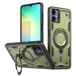 Laptop, Telefoane si Tablete - Telefoane mobile si accesorii - Accesorii Telefoane - Huse telefoane - Husa military armour cu inel metalic, ALC MOBILE, compatibila cu Samsung Galaxy A06, Verde - Infinity.ro