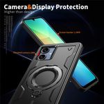 Laptop, Telefoane si Tablete - Telefoane mobile si accesorii - Accesorii Telefoane - Huse telefoane - Husa military armour cu inel metalic, ALC MOBILE, compatibila cu Samsung Galaxy A06, Negru - Infinity.ro