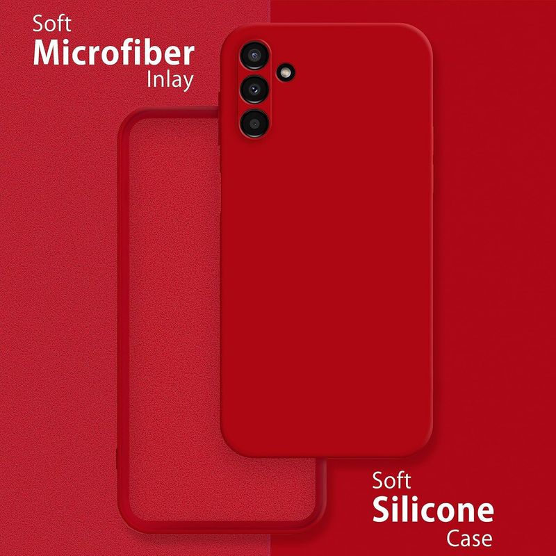 Laptop, Telefoane si Tablete - Telefoane mobile si accesorii - Accesorii Telefoane - Huse telefoane - Husa Soft Touch, slim, ALC Mobile, anti soc, compatibila cu Samsung Galaxy A25, Rosu Tpu - Infinity.ro