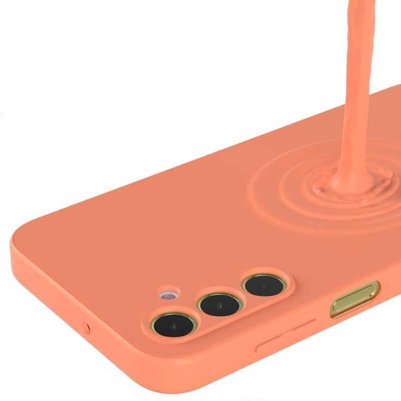 Laptop, Telefoane si Tablete - Telefoane mobile si accesorii - Accesorii Telefoane - Huse telefoane - Husa Soft Touch, slim, ALC Mobile, anti soc, compatibila cu Samsung Galaxy A55, Portocaliu Tpu - Infinity.ro