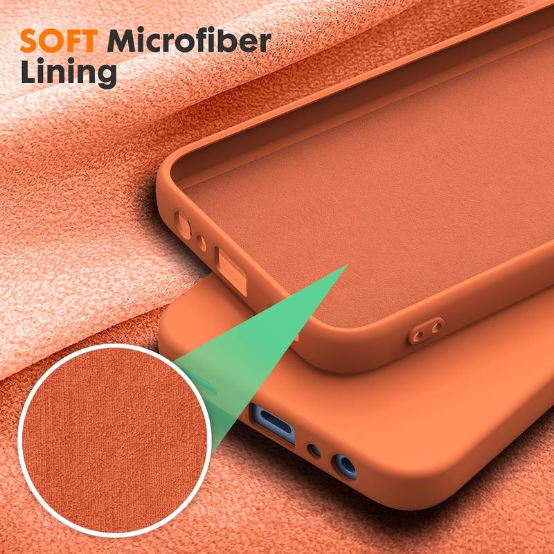 Laptop, Telefoane si Tablete - Telefoane mobile si accesorii - Accesorii Telefoane - Huse telefoane - Husa Soft Touch, slim, ALC Mobile, anti soc, compatibila cu Samsung Galaxy A55, Portocaliu Tpu - Infinity.ro