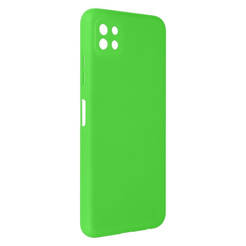 Laptop, Telefoane si Tablete - Telefoane mobile si accesorii - Accesorii Telefoane - Huse telefoane - Husa Liquid soft touch compatibila cu Samsung Galaxy A22 5G, Green Neon, ALC - Infinity.ro