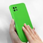 Laptop, Telefoane si Tablete - Telefoane mobile si accesorii - Accesorii Telefoane - Huse telefoane - Husa Liquid soft touch compatibila cu Samsung Galaxy A22 5G, Green Neon, ALC - Infinity.ro
