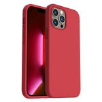 Laptop, Telefoane si Tablete - Telefoane mobile si accesorii - Accesorii Telefoane - Huse telefoane - Husa Liquid soft touch compatibila cu Apple IPhone 12 Pro Max, Red - ALC® - Infinity.ro
