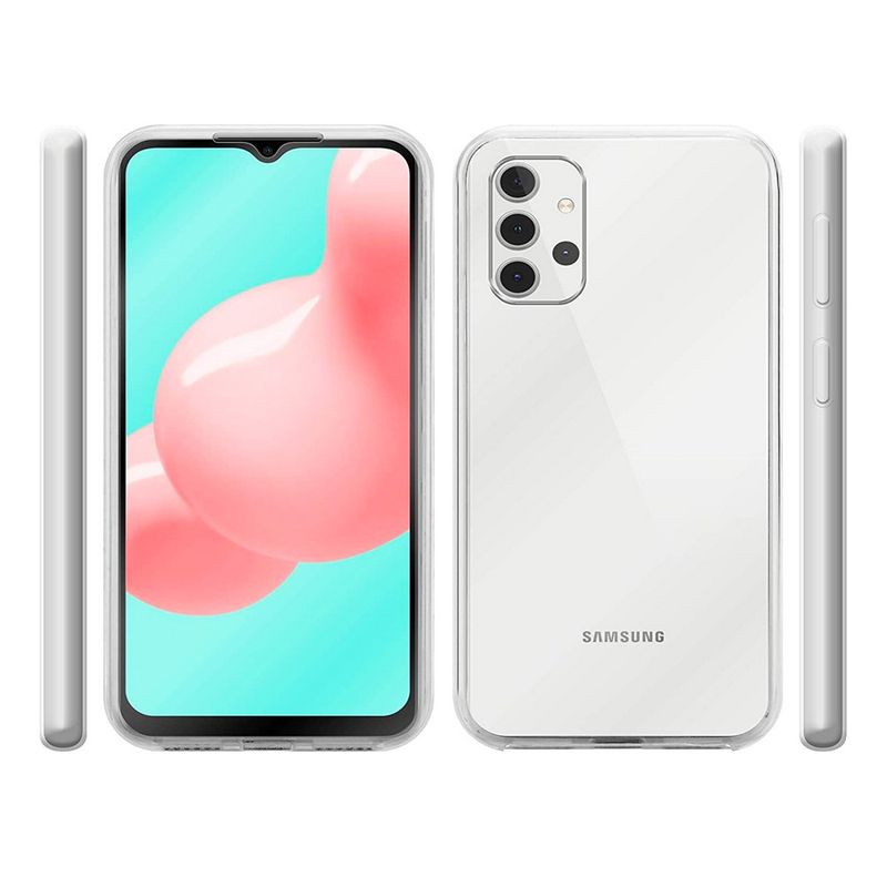 Laptop, Telefoane si Tablete - Telefoane mobile si accesorii - Accesorii Telefoane - Huse telefoane - Husa 360 compatibila cu Samsung Galaxy A32 5G -  V2 Transparent fata+spate - Infinity.ro