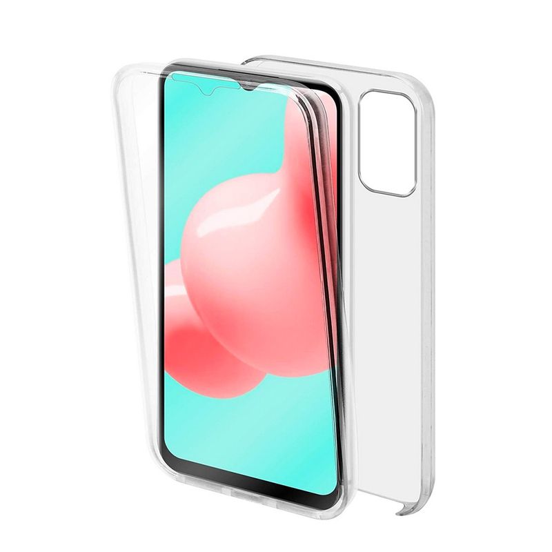 Laptop, Telefoane si Tablete - Telefoane mobile si accesorii - Accesorii Telefoane - Huse telefoane - Husa 360 compatibila cu Samsung Galaxy A32 5G -  V2 Transparent fata+spate - Infinity.ro