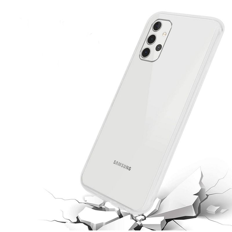 Laptop, Telefoane si Tablete - Telefoane mobile si accesorii - Accesorii Telefoane - Huse telefoane - Husa 360 compatibila cu Samsung Galaxy A32 5G -  V2 Transparent fata+spate - Infinity.ro