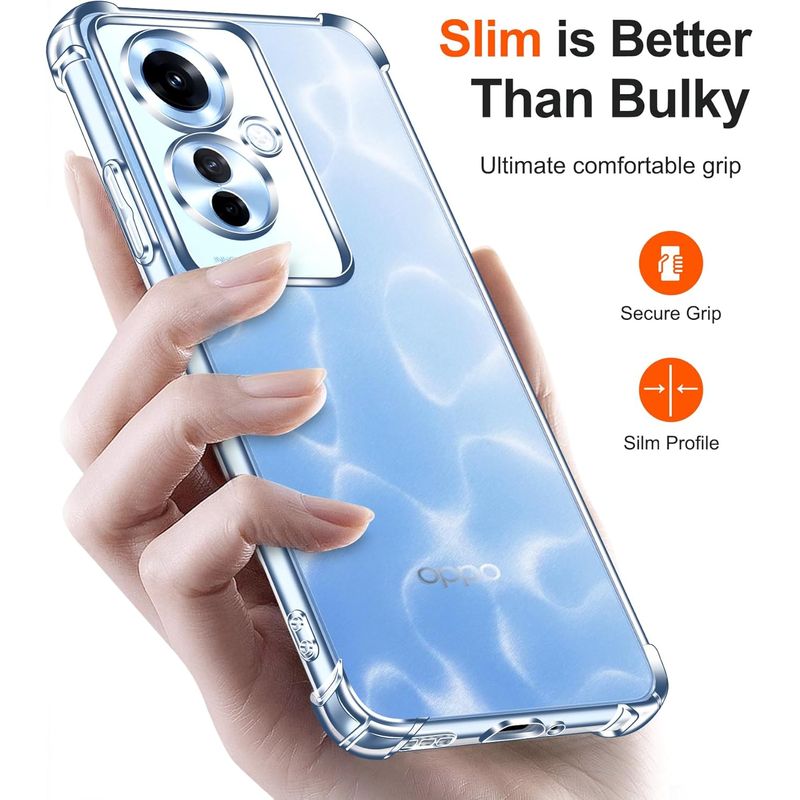 Laptop, Telefoane si Tablete - Telefoane mobile si accesorii - Accesorii Telefoane - Huse telefoane - Husa Anti soc, transparenta compatibila cu OPPO Reno11 F 5G - Infinity.ro