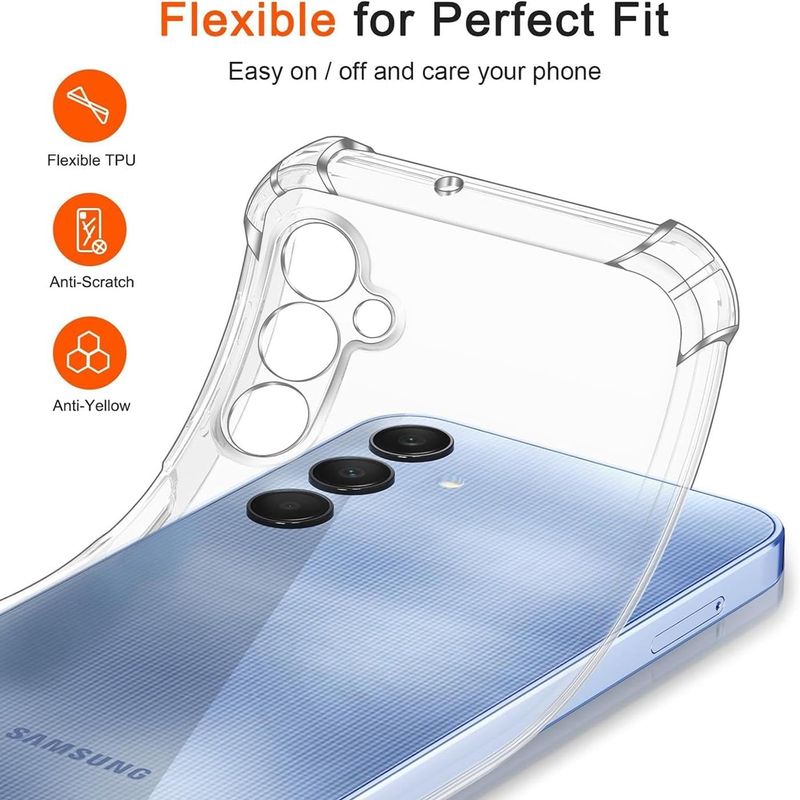 Laptop, Telefoane si Tablete - Telefoane mobile si accesorii - Accesorii Telefoane - Huse telefoane - Husa Anti soc, transparenta compatibila cu Samsung Galaxy A25 5G - Infinity.ro