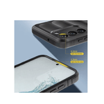 Laptop, Telefoane si Tablete - Telefoane mobile si accesorii - Accesorii Telefoane - Huse telefoane - Husa wave, compatibila cu Samsung Galaxy A35, Grip Anti-Soc, Tpu, Night Black - Infinity.ro