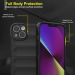 Laptop, Telefoane si Tablete - Telefoane mobile si accesorii - Accesorii Telefoane - Huse telefoane - Husa wave, compatibila cu IPhone 15, Grip Anti-Soc, Tpu, Night Black - Infinity.ro