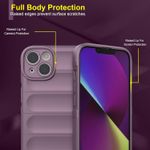 Laptop, Telefoane si Tablete - Telefoane mobile si accesorii - Accesorii Telefoane - Huse telefoane - Husa wave, compatibila cu IPhone 15, Grip Anti-Soc, Tpu, Light Purple - Infinity.ro