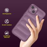 Laptop, Telefoane si Tablete - Telefoane mobile si accesorii - Accesorii Telefoane - Huse telefoane - Husa wave, compatibila cu IPhone 15, Grip Anti-Soc, Tpu, Light Purple - Infinity.ro