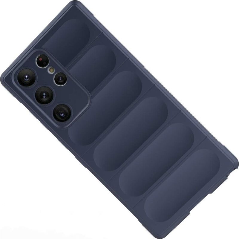 Laptop, Telefoane si Tablete - Telefoane mobile si accesorii - Accesorii Telefoane - Huse telefoane - Husa wave, compatibila cu Samsung Galaxy S24 Ultra, Grip Anti-Soc, Tpu, Navy Blue - Infinity.ro