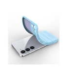 Laptop, Telefoane si Tablete - Telefoane mobile si accesorii - Accesorii Telefoane - Huse telefoane - Husa wave, compatibila cu Samsung Galaxy S24, Grip Anti-Soc, Tpu, Baby Blue - Infinity.ro