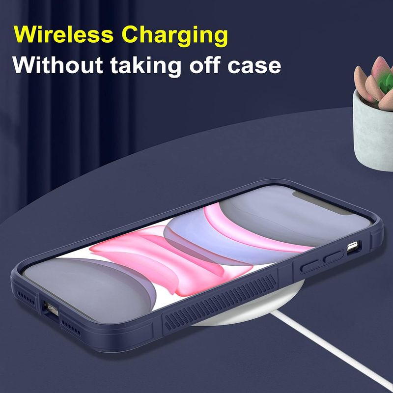 Laptop, Telefoane si Tablete - Telefoane mobile si accesorii - Accesorii Telefoane - Huse telefoane - Husa wave, compatibila cu IPhone 15 Pro Max, Grip Anti-Soc, Tpu, Navy Blue - Infinity.ro