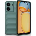 Laptop, Telefoane si Tablete - Telefoane mobile si accesorii - Accesorii Telefoane - Huse telefoane - Husa wave, compatibila cu xiaomi redmi 13c, Grip Anti-Soc, Tpu, Deep Green - Infinity.ro