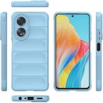 Laptop, Telefoane si Tablete - Telefoane mobile si accesorii - Accesorii Telefoane - Huse telefoane - Husa wave, compatibila cu OPPO A58 4G, Grip Anti-Soc, Tpu, Baby Blue - Infinity.ro