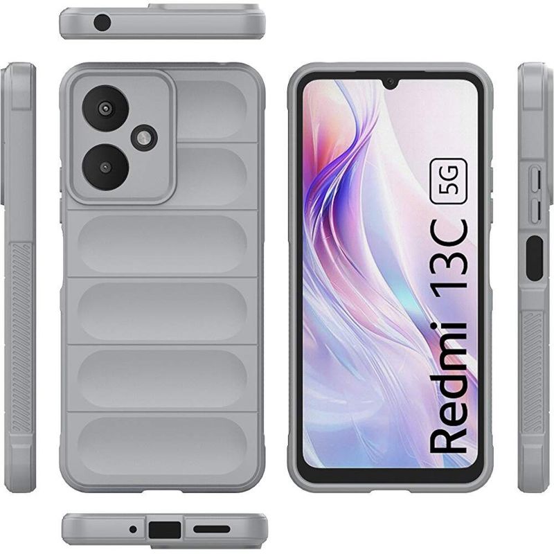 Laptop, Telefoane si Tablete - Telefoane mobile si accesorii - Accesorii Telefoane - Huse telefoane - Husa wave, compatibila cu xiaomi redmi 13c, Grip Anti-Soc, Tpu, Smoke Gray - Infinity.ro