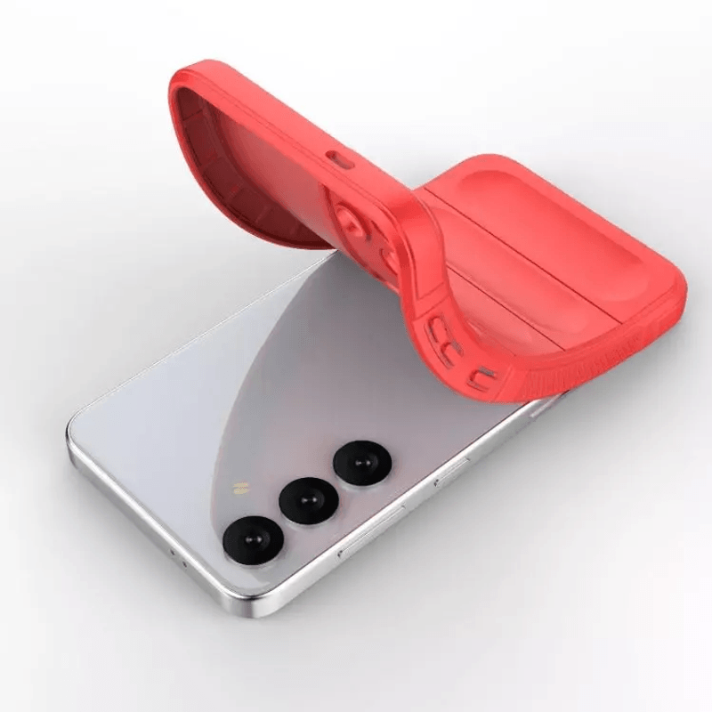 Laptop, Telefoane si Tablete - Telefoane mobile si accesorii - Accesorii Telefoane - Huse telefoane - Husa wave, compatibila cu Samsung Galaxy A14, Grip Anti-Soc, Tpu, Pure Red - Infinity.ro
