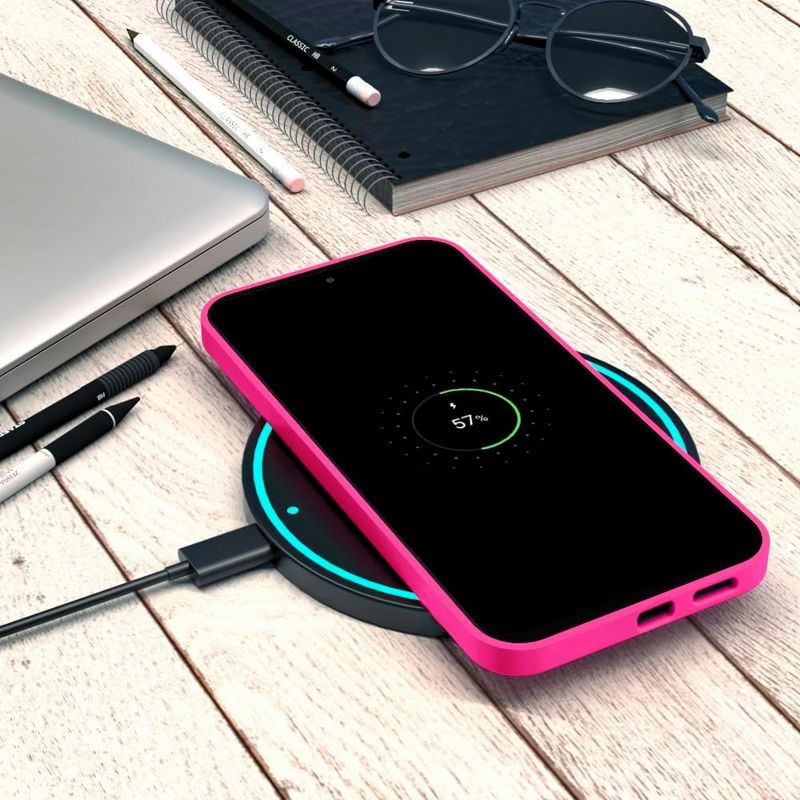 Laptop, Telefoane si Tablete - Telefoane mobile si accesorii - Accesorii Telefoane - Huse telefoane - Husa Soft Touch, slim, ALC Mobile, anti soc, compatibila cu Samsung Galaxy S25, Roz Neon Tpu - Infinity.ro