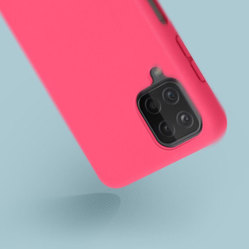 Laptop, Telefoane si Tablete - Telefoane mobile si accesorii - Accesorii Telefoane - Huse telefoane - Husa Liquid soft touch compatibila cu Samsung Galaxy A12, Hot Pink, ALC - Infinity.ro