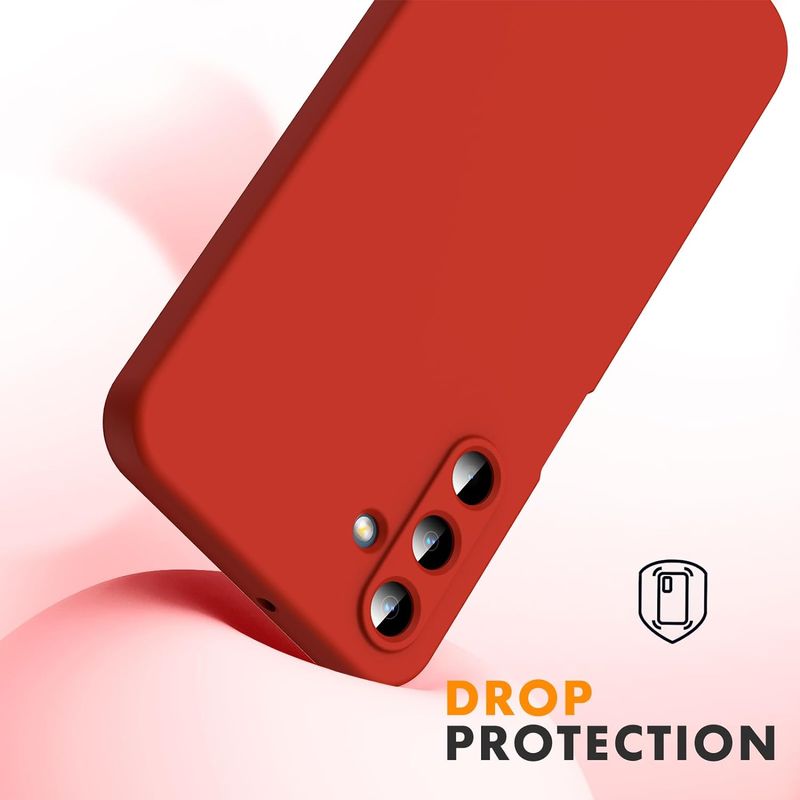 Laptop, Telefoane si Tablete - Telefoane mobile si accesorii - Accesorii Telefoane - Huse telefoane - Husa Soft Touch, slim, ALC Mobile, anti soc, compatibila cu Samsung Galaxy A35, Rosu Tpu - Infinity.ro