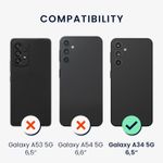 Laptop, Telefoane si Tablete - Telefoane mobile si accesorii - Accesorii Telefoane - Huse telefoane - Husa Soft Touch, slim, ALC Mobile, anti soc, compatibila cu Samsung Galaxy A34 5G, Verde Tpu - Infinity.ro