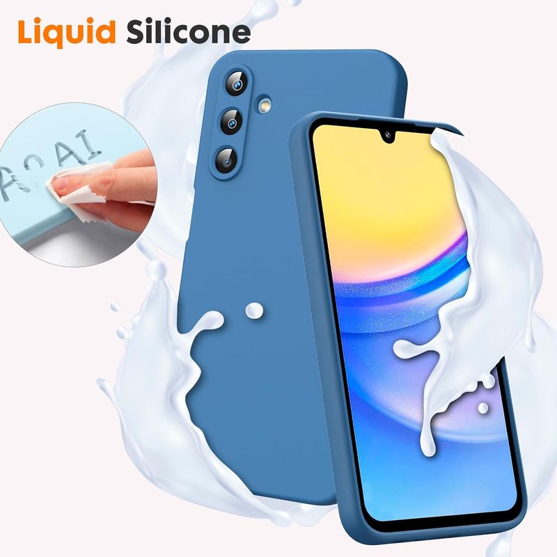 Laptop, Telefoane si Tablete - Telefoane mobile si accesorii - Accesorii Telefoane - Huse telefoane - Husa Soft Touch, slim, ALC Mobile, anti soc, compatibila cu Samsung Galaxy A55, Albastru Tpu - Infinity.ro