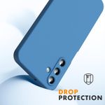 Laptop, Telefoane si Tablete - Telefoane mobile si accesorii - Accesorii Telefoane - Huse telefoane - Husa Soft Touch, slim, ALC Mobile, anti soc, compatibila cu Samsung Galaxy A55, Albastru Tpu - Infinity.ro