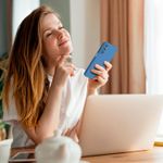 Laptop, Telefoane si Tablete - Telefoane mobile si accesorii - Accesorii Telefoane - Huse telefoane - Husa Soft Touch, slim, ALC Mobile, anti soc, compatibila cu Samsung Galaxy A55, Albastru Tpu - Infinity.ro