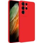 Laptop, Telefoane si Tablete - Telefoane mobile si accesorii - Accesorii Telefoane - Huse telefoane - Husa Soft Touch, slim, ALC Mobile, anti soc, compatibila cu Samsung Galaxy S21 Ultra, Rosu Tpu - Infinity.ro