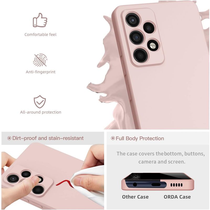 Laptop, Telefoane si Tablete - Telefoane mobile si accesorii - Accesorii Telefoane - Huse telefoane - Husa Soft Touch, slim, ALC Mobile, anti soc, compatibila cu Samsung Galaxy A23 5G, Roz Pudra Tpu - Infinity.ro