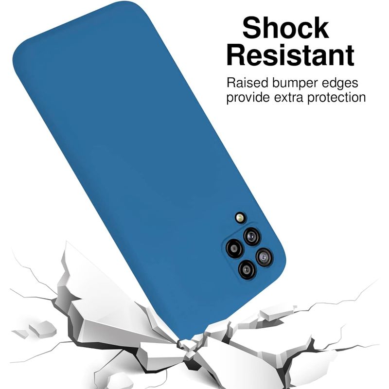Laptop, Telefoane si Tablete - Telefoane mobile si accesorii - Accesorii Telefoane - Huse telefoane - Husa Soft Touch, slim, ALC Mobile, anti soc, compatibila cu Samsung Galaxy A22 4G LTE, Albastru Tpu - Infinity.ro