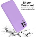 Laptop, Telefoane si Tablete - Telefoane mobile si accesorii - Accesorii Telefoane - Huse telefoane - Husa Soft Touch, slim, ALC Mobile, anti soc, compatibila cu Samsung Galaxy A22 4G LTE, Lila Tpu - Infinity.ro