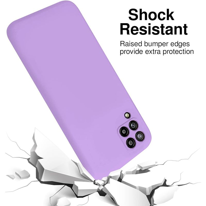 Laptop, Telefoane si Tablete - Telefoane mobile si accesorii - Accesorii Telefoane - Huse telefoane - Husa Soft Touch, slim, ALC Mobile, anti soc, compatibila cu Samsung Galaxy A22 4G LTE, Lila Tpu - Infinity.ro