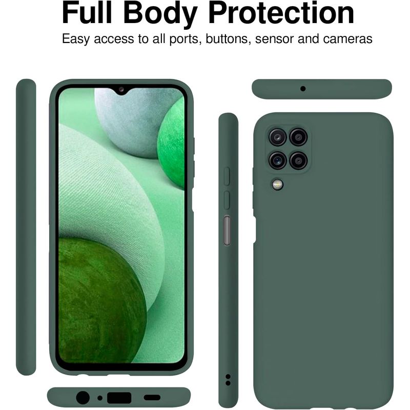 Laptop, Telefoane si Tablete - Telefoane mobile si accesorii - Accesorii Telefoane - Huse telefoane - Husa Soft Touch, slim, ALC Mobile, anti soc, compatibila cu Samsung Galaxy A22 4G LTE, Verde Inchis Tpu - Infinity.ro