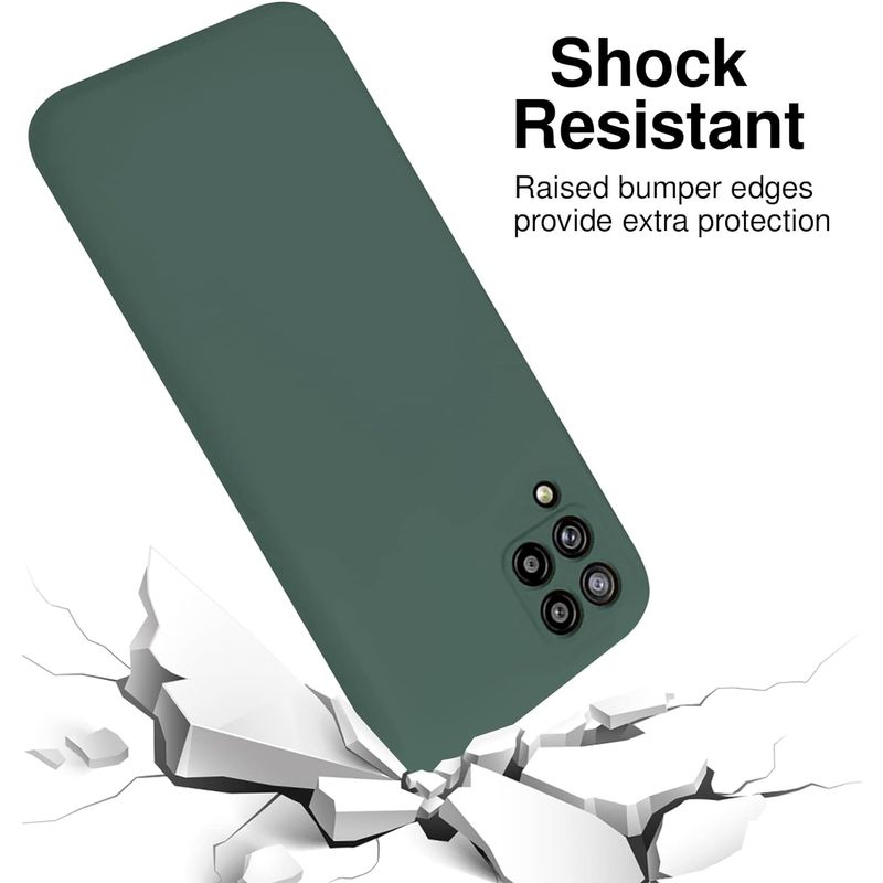Laptop, Telefoane si Tablete - Telefoane mobile si accesorii - Accesorii Telefoane - Huse telefoane - Husa Soft Touch, slim, ALC Mobile, anti soc, compatibila cu Samsung Galaxy A22 4G LTE, Verde Inchis Tpu - Infinity.ro