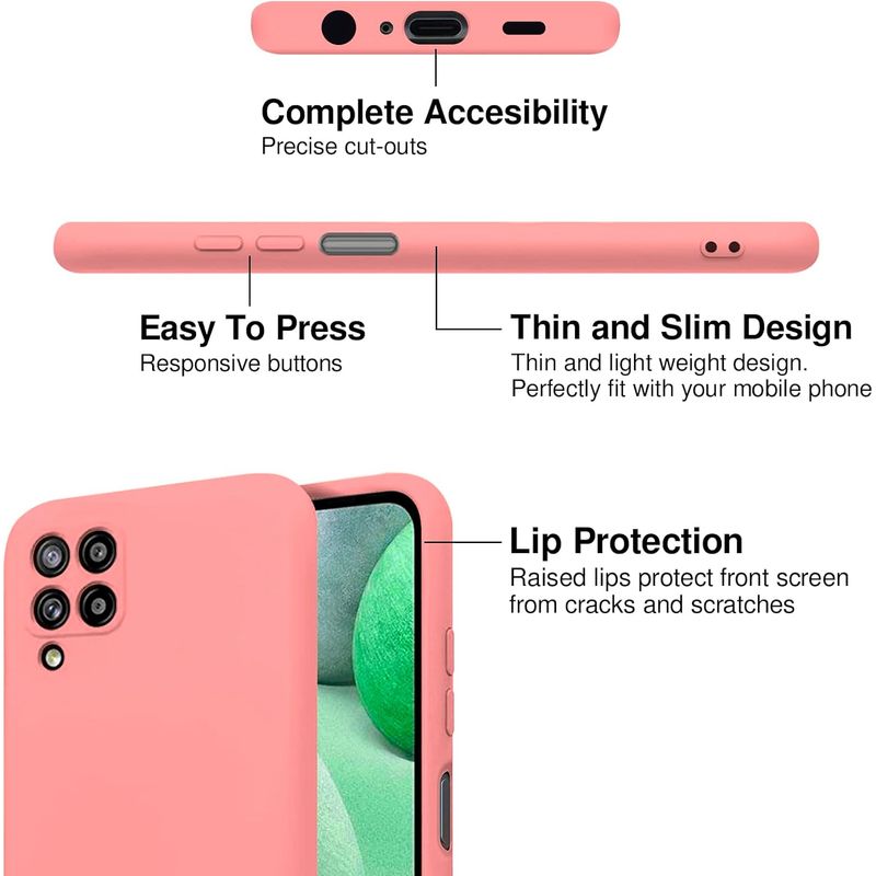 Laptop, Telefoane si Tablete - Telefoane mobile si accesorii - Accesorii Telefoane - Huse telefoane - Husa Soft Touch, slim, ALC Mobile, anti soc, compatibila cu Samsung Galaxy A12, Roz Tpu - Infinity.ro