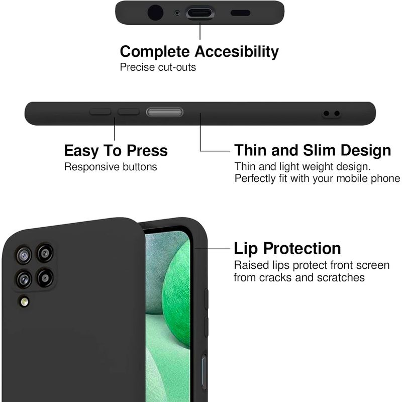 Laptop, Telefoane si Tablete - Telefoane mobile si accesorii - Accesorii Telefoane - Huse telefoane - Husa Soft Touch, slim, ALC Mobile, anti soc, compatibila cu Samsung Galaxy A12, Negru Tpu - Infinity.ro