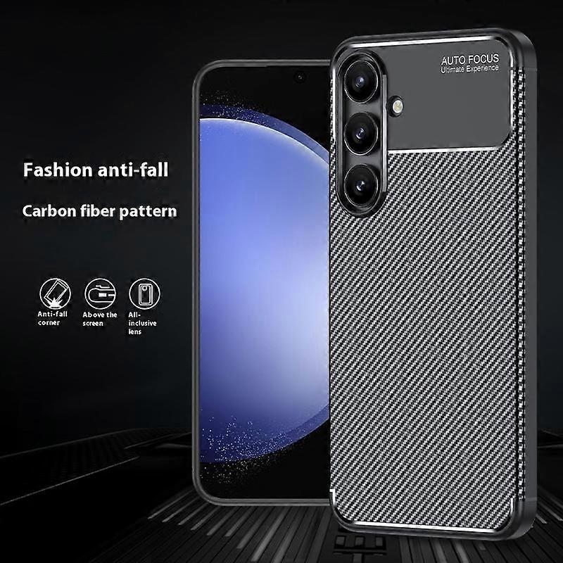 Laptop, Telefoane si Tablete - Telefoane mobile si accesorii - Accesorii Telefoane - Huse telefoane - Husa Auto Focus Carbon ALC Mobile, Pentru Samsung Galaxy S24 FE, - Negru - Infinity.ro