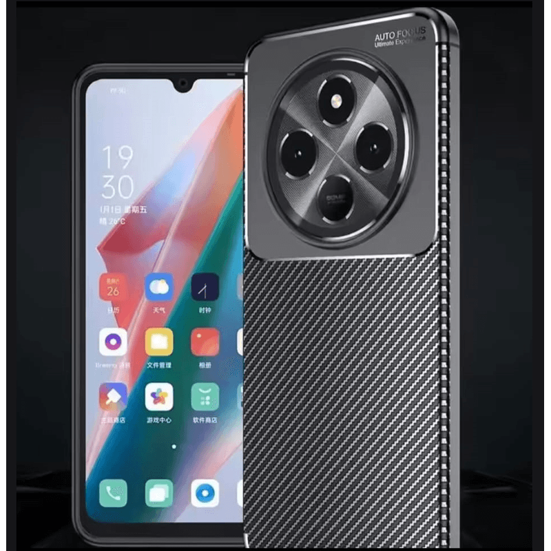 Laptop, Telefoane si Tablete - Telefoane mobile si accesorii - Accesorii Telefoane - Huse telefoane - Husa Auto Focus Carbon ALC Mobile, Pentru Xiaomi Redmi 14C, - Negru - Infinity.ro